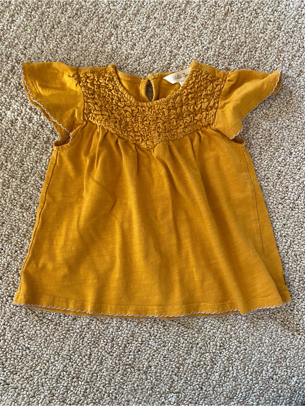 Matilda Jane Smocked Flutter Sleeve Top